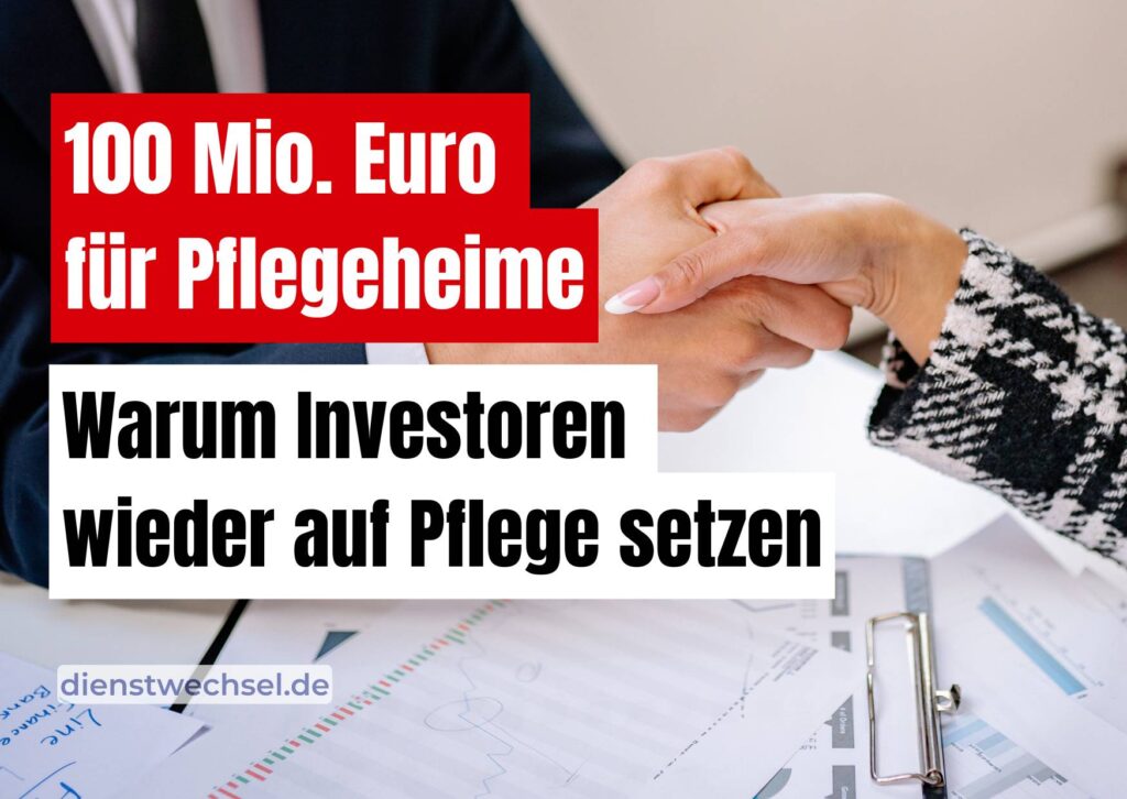 Investoren besprechen die Übernahme von Pflegeheimen und Pflegeunternehmen